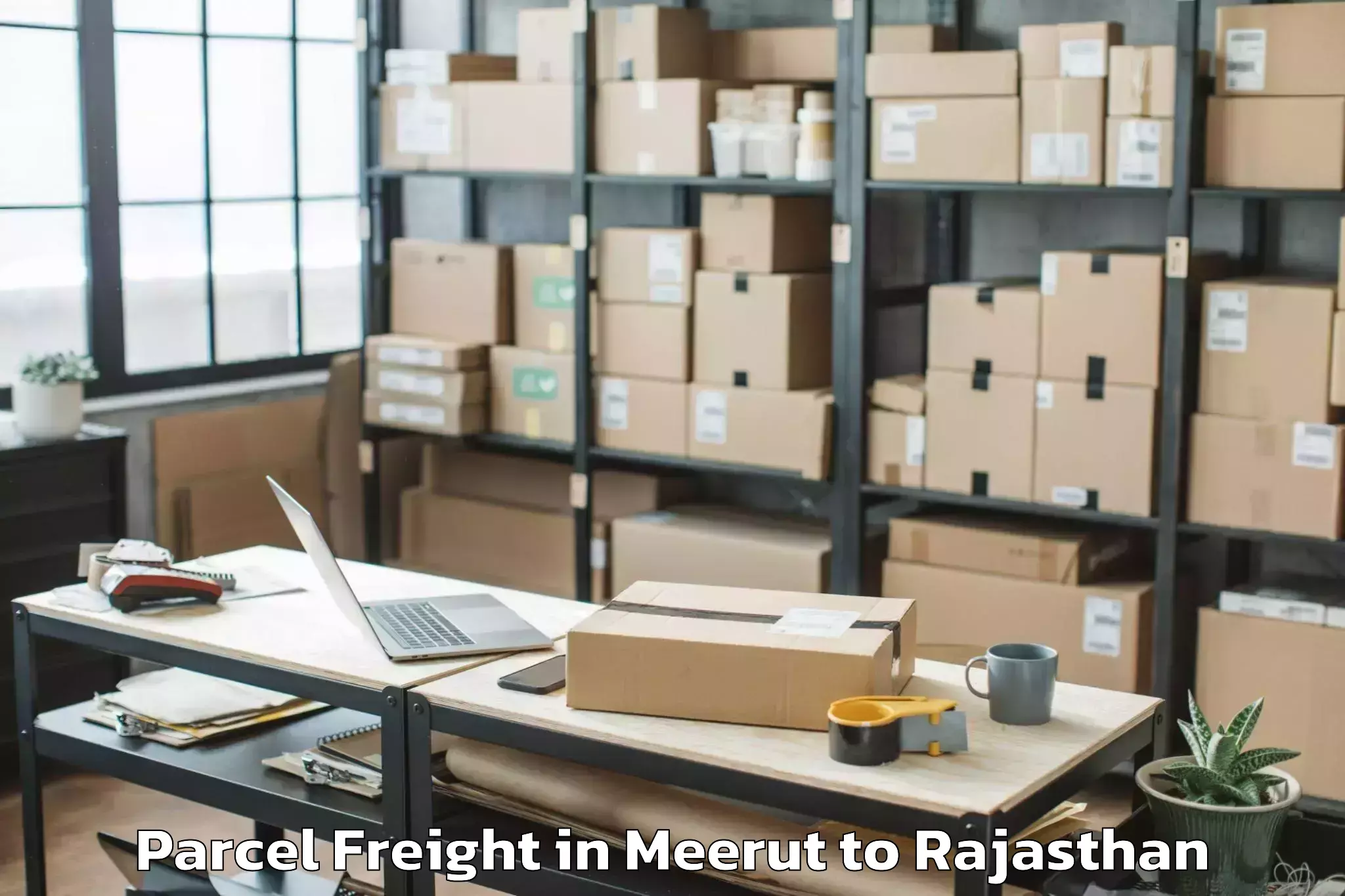 Hassle-Free Meerut to Sangod Parcel Freight